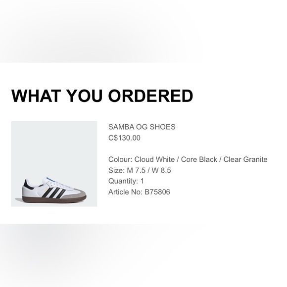 Adidas Samba OG Shoes - M7.5/ W8.5 - Picture 10 of 10